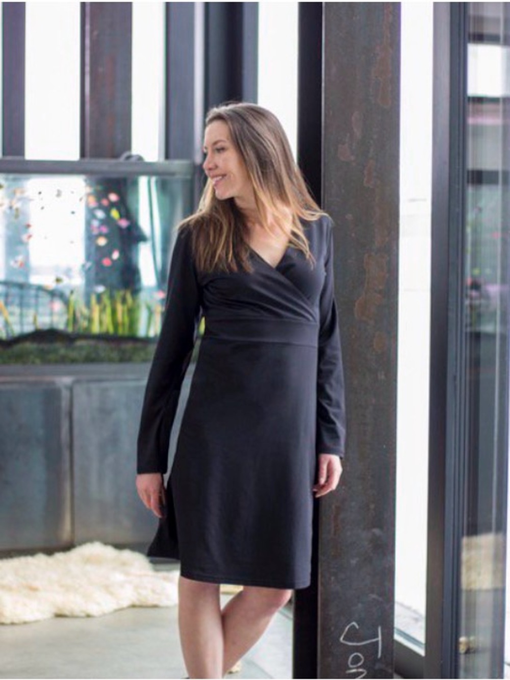 NWT Scott e vest Daphne dress black